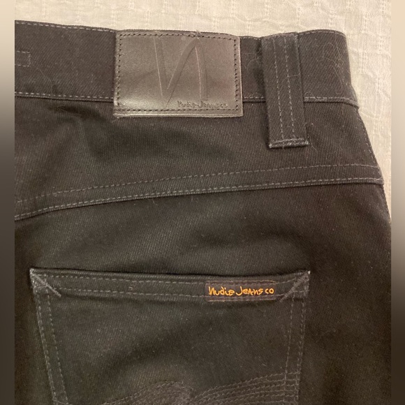 Nudie Jeans Black Grim Tim 32x32 - Picture 9 of 10